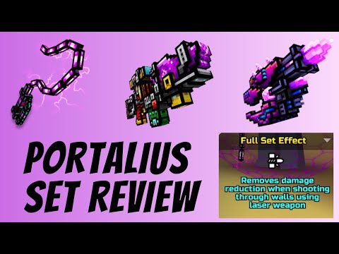 Portalius Set Effect Review | Pixel Gun 3D