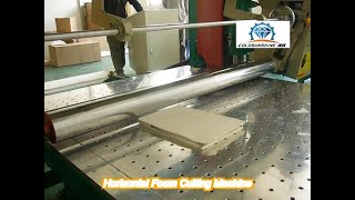 fully automatic foam cutting equipment / polyurethane foam cutter machine