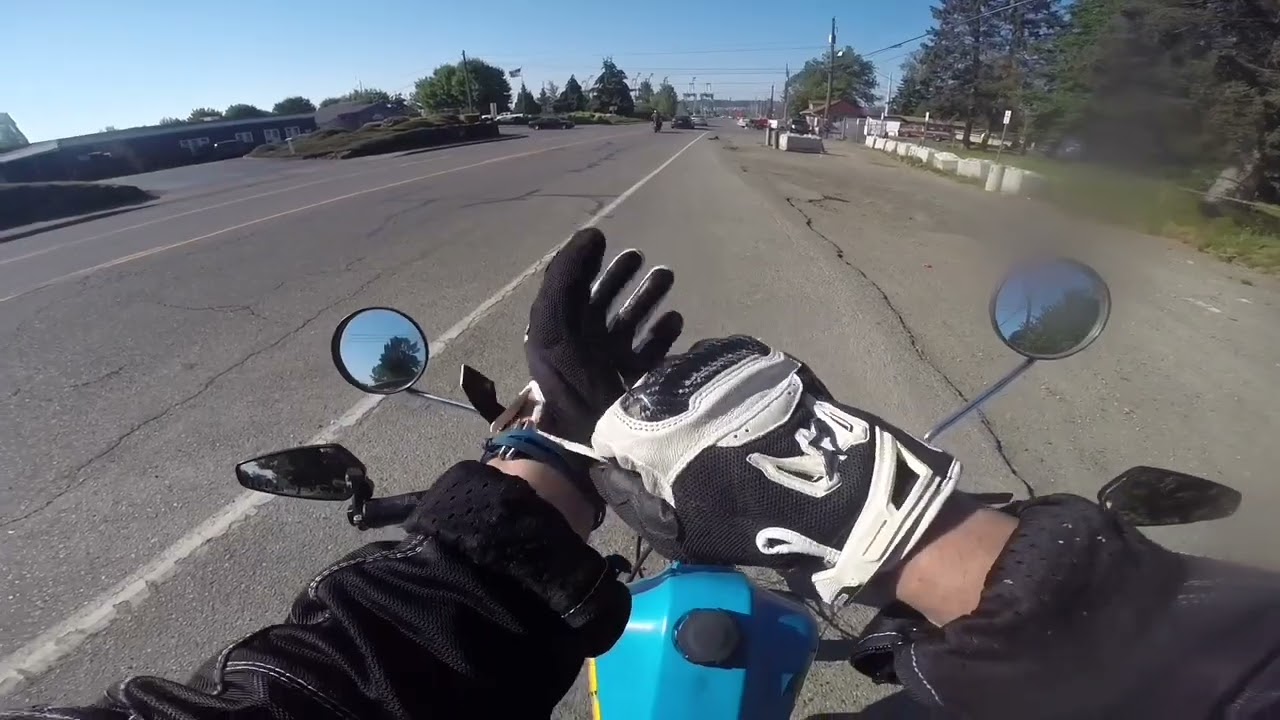 Riding the Yamaha DT50 Home - YouTube