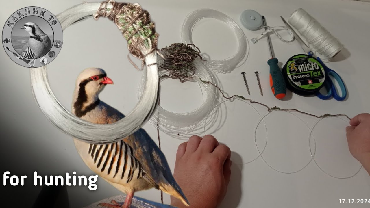 Как делается Петли Для Кеклик | Тузок Тукиш | Tuzak kurmak | Установка ловушки