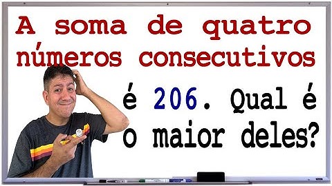 PROBLEMA DE MATEMÁTICA COM NÚMEROS CONSECUTIVOS - Prof Robson Liers - Mathematicamente
