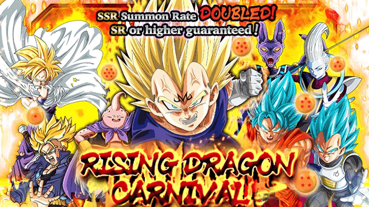 Dragon Ball Z Dokkan Battle DOUBLE RATES THEY SAID. Majin Vegeta