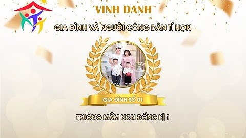 Phần chào hỏi: Trường MN Đồng Kỵ 1 - Gia đình và người Công dân Tí hon thành phố Từ Sơn 2023