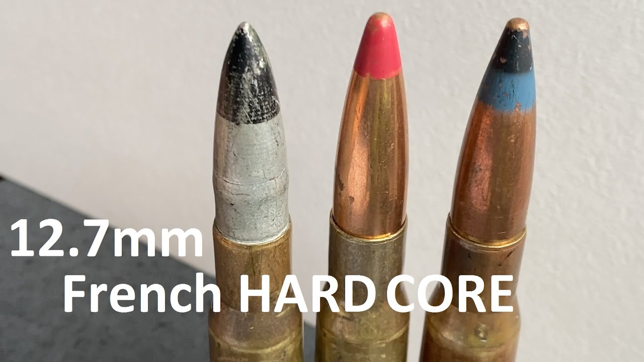 Патроны из Украины французские БС 12.7x99 French hard core cartridges