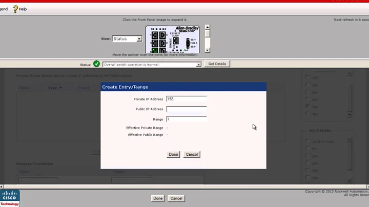 How To NAT on Stratix 5700