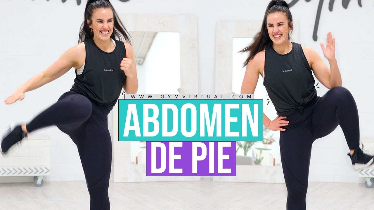 ABDOMINALES DE PIE | Rutina de abodmen 10 minutos