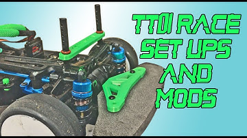 Different Tamiya TT01 TT02 setups and mods