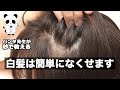 白髪をなくす方法