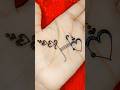 H❤️ letter mehndi design, H letter tattoo design, H letter mehndi #shorts #viralvideo #ytshorts