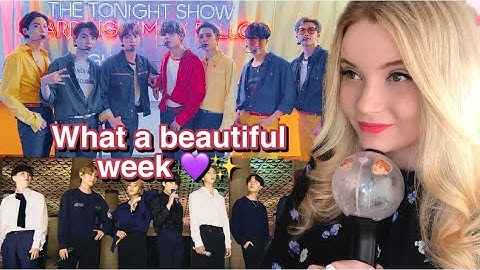 BTS WEEK PERFORMANCE 4 + 5 Mikrokosmos and Dynamite REACTION (Tonight Show Jimmy Fallon)