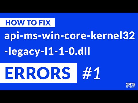 api-ms-win-core-kernel32-legacy-l1-1-0.dll Missing Error