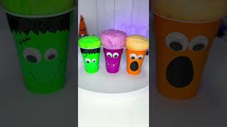 Erupting Monsters Halloween Science Experiment