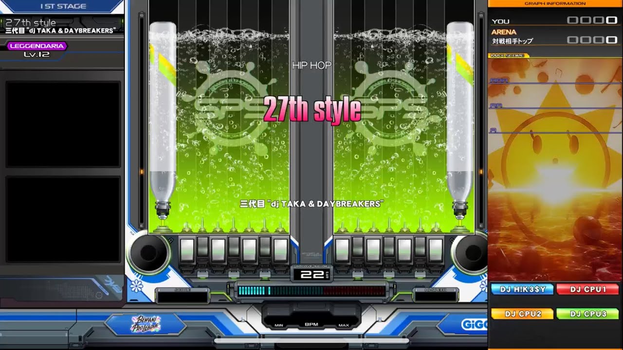 beatmania IIDX】27th style （DPL）/ 三代目 