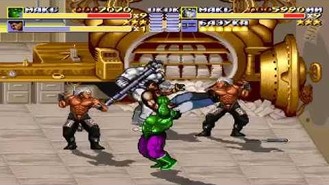Streets of Rage Remake v5.1 - Mod - Captain Commando - (Hulk and Ironclad gameplay)