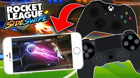 HOW TO USE CONTROLLER ON ROCKET LEAGUE SIDESWIPE! (IOS & ANDROID)