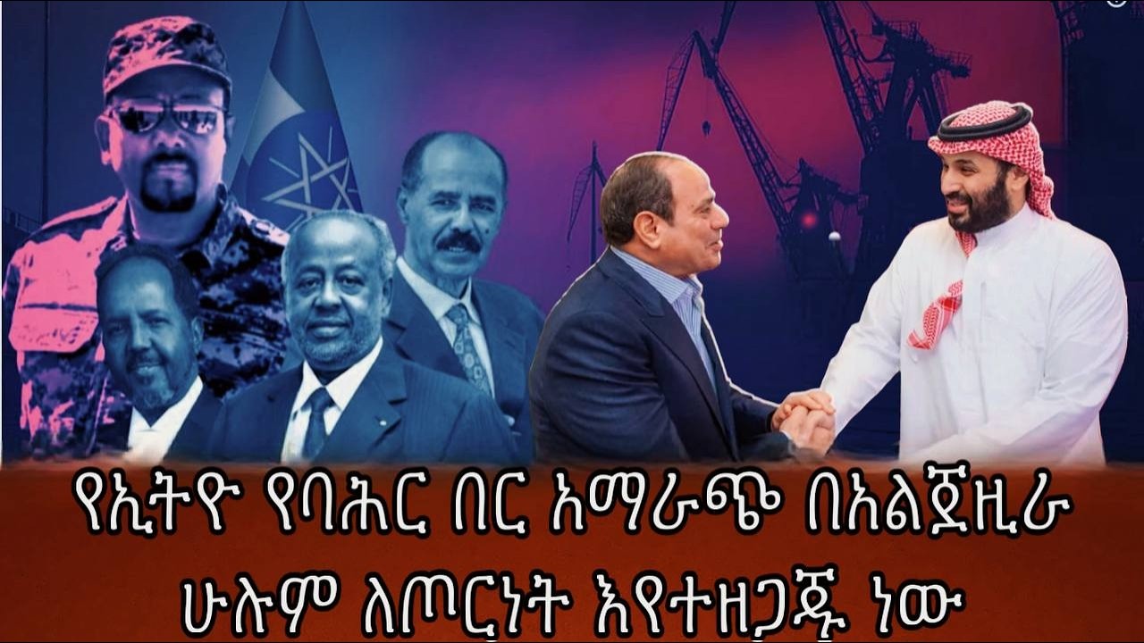 የኢትዮ የባሕር በር አማራጭ በአልጀዚራሁሉም ለጦርነት እየተዘጋጁ ነው