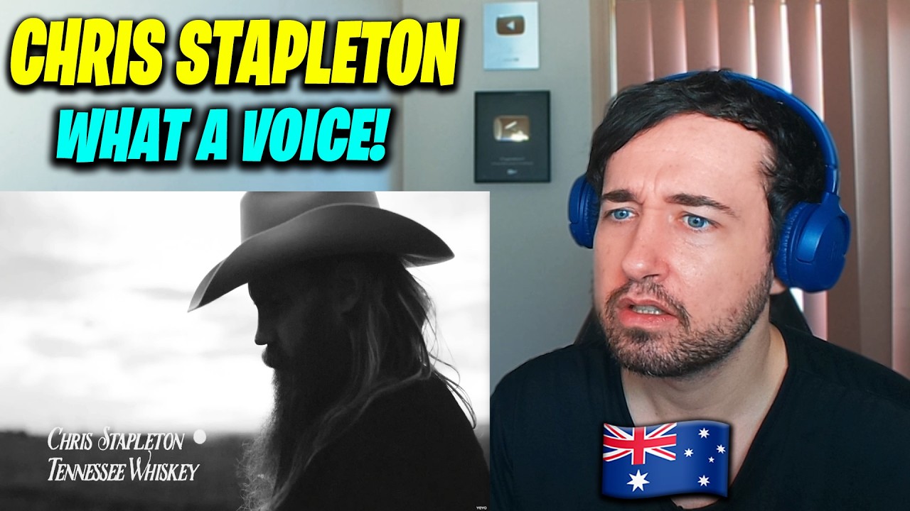 Australian First Time Hearing Chris Stapleton - Tennessee Whiskey (COUNTRY MUSIC REACTION!)