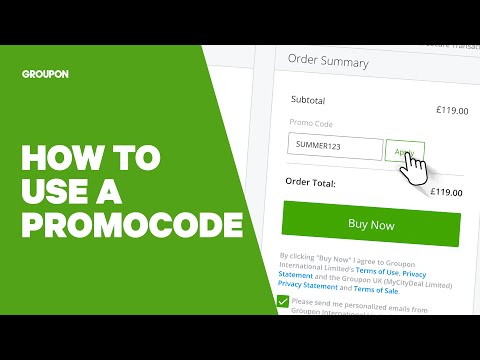 How to Use a Groupon Promocode