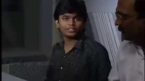 A.R Rahman composing NETRU ILLADHA MAATRAM song /Sujatha Mohan /Movie pudhiya mugam