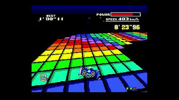 F-Zero - Rainbow Road - Blue Falcon - 1