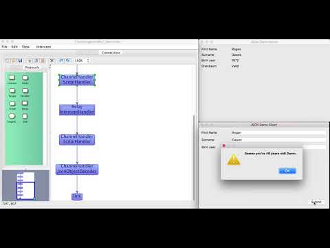 Stage 4 of the JSON intercept demo