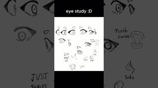 Study w/ me (facial features, mostly eyes) :3 | #digitalart #art #artstudy #study #practice