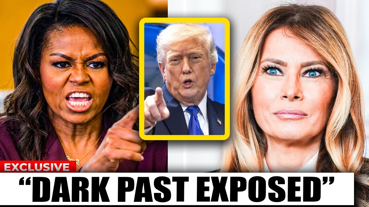 Trump LOSES It After Michelle Obama EXPOSED Melania’s Dark Past on Live TV