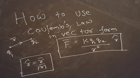 Numerical question on vector form of coulombs law