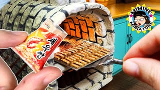 미니어처 진짜 요리🦐새우를 잡아서 새우깡을 만들자 Real Miniature Cooking- Shrimp Cracker/miniature food