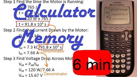 Het geheugen van de rekenmachine gebruiken