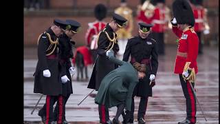 Kate Middleton Black Stiletto High Heels Caught In A Grate