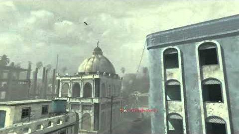 MW3 Throwing Knife Across the map BAKAARA S&D from respawn