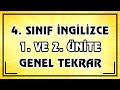 4.Sınıf İngilizce 1. Ve 2. Ünite Geniş Özeti | Canlı, Kapsamlı Ve Anlaşılır Anlatım