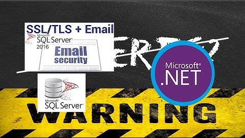 SQL Mail no envía correos, Habilitar TLS 1.2 SQL 2016 2014 2012 2008