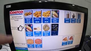 What's on the menu at a Canadian Costco food court and how much does it cost?