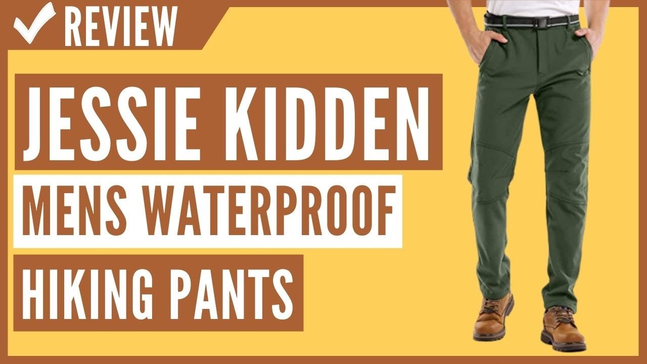 Jessie Kidden Women's Waterproof Pants Hiking Ski Snow Fish Fleece Lined  Insulated Outdoor Golf Travel Pant