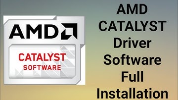 How to Install AMD CATALYST Driver Software. (Full Installation Process)