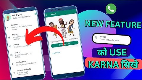 How to create and Use  Avatars in WhatsApp || WhatsApp avatars feature updates