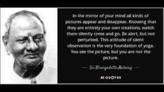 Sri Nisargadatta Maharaj  Essence of His Teachings  Prior to Consciousness