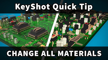KeyShot Quick Tip: Change All Materials
