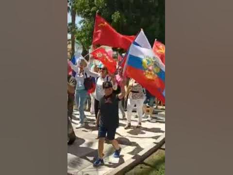 Бессмертный полк 7 мая Испания Рокетас де Мар - YouTube