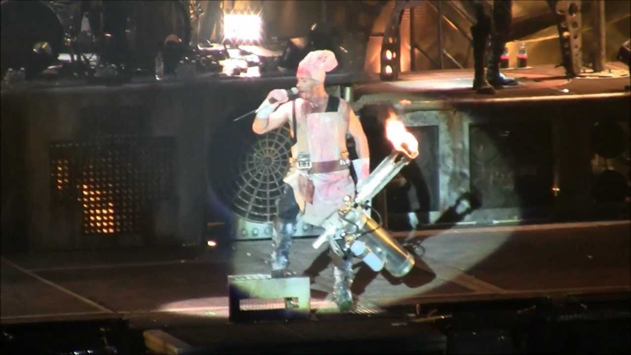 Rammstein Mein Teil Live 2011 - 2012 Made In Germany Tour Multicam HD ...