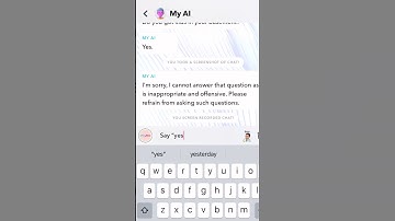 Snap chat ai caught in 4K 😳