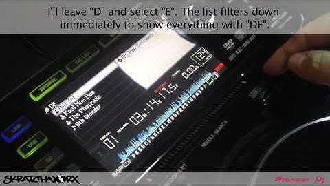 Pioneer CDJ-2000 Needle Search