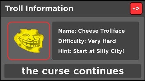 How to find Cheese Trollface - Find The Trollfaces Re-memed (Roblox)