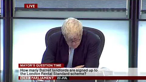 Boris v Dismore at Mayor's Question Time 22 July
