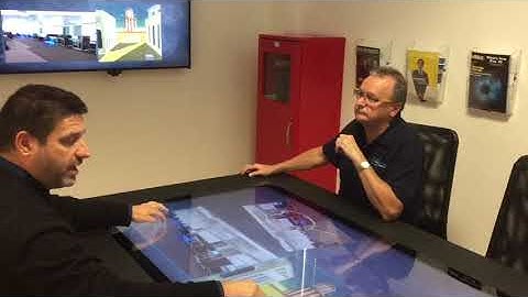UVS Demonstration of T65 Touch Screen Table