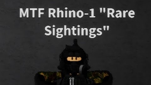how to get some morphs and rhino-6 (scp​ monster roleplay​ V2)​