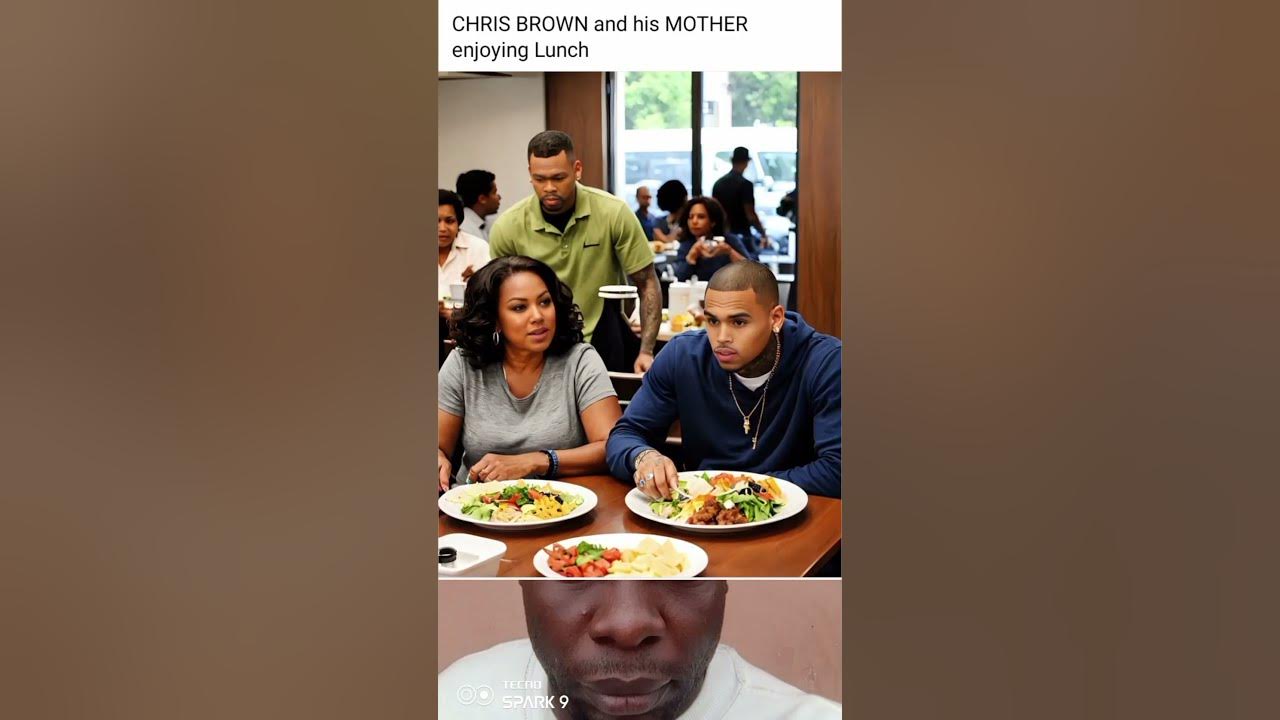 Chris Brown and mom #music #rap #love #newmusic #song #duet #traphiphop #rapper #shorts