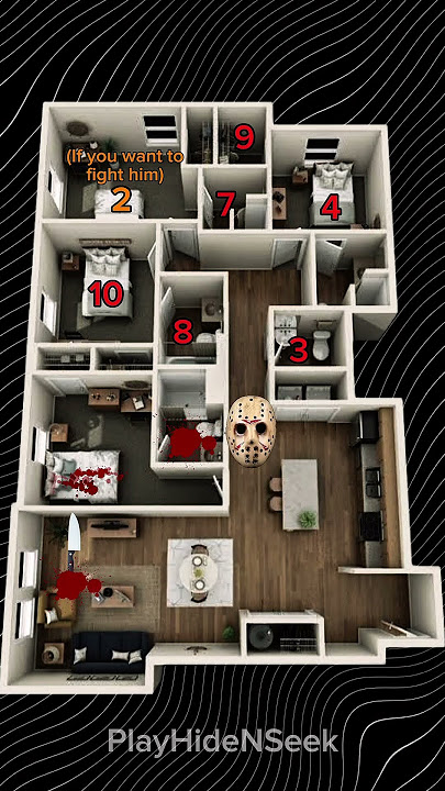 Quickly choose where to hide! #hideandseek #survival #jason